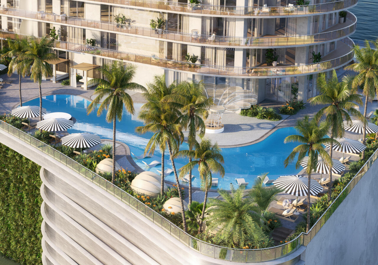 Swimming pool on the terrace